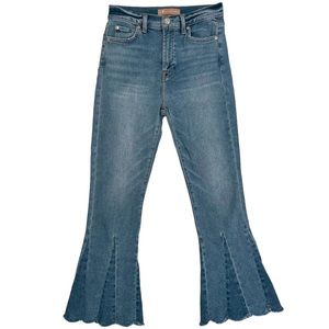 7 For All Mankind EUC Luxe Vintage Cropped Flare High Rise Sz 27